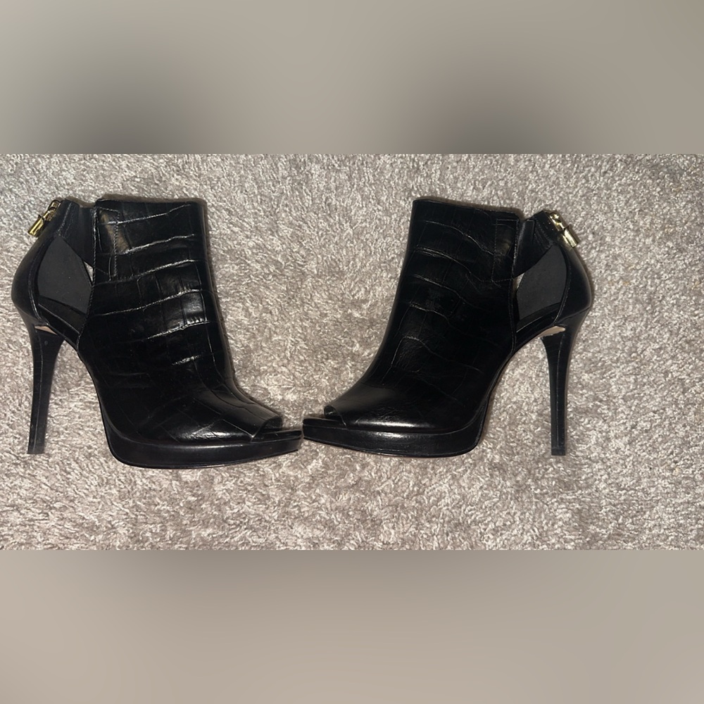 Used Michael Kors Peep Toe Booties